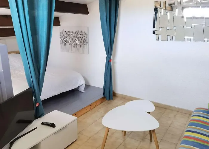 Apartment 2 Pieces Mezzanine Clim, Bord De Plage, Parking - Fr-1-326-722 Marseillan (Herault)