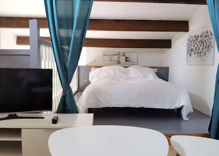 2 Pieces Mezzanine Clim, Bord De Plage, Parking - Fr-1-326-722 * Marseillan (Herault)