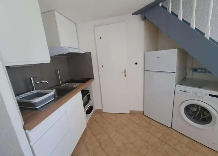 Apartment 2 Pieces Mezzanine Clim, Bord De Plage, Parking - Fr-1-326-722 Marseillan (Herault)
