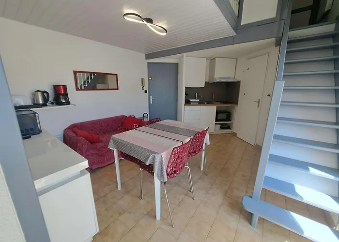 2 Pieces Mezzanine Clim, Bord De Plage, Parking - Fr-1-326-722 Apartment *